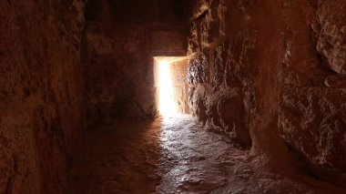Ürdün 'de Kerak Kalesi' nde büyük bir Haçlı kalesi var..