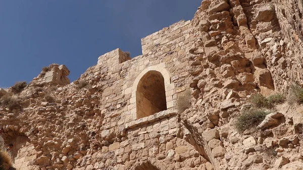 Ürdün 'de Kerak Kalesi' nde büyük bir Haçlı kalesi var..