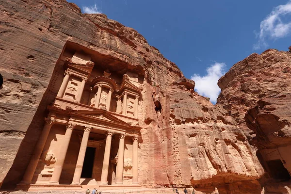 Trésor Petra Monument Emblématique Jordanie — Photo
