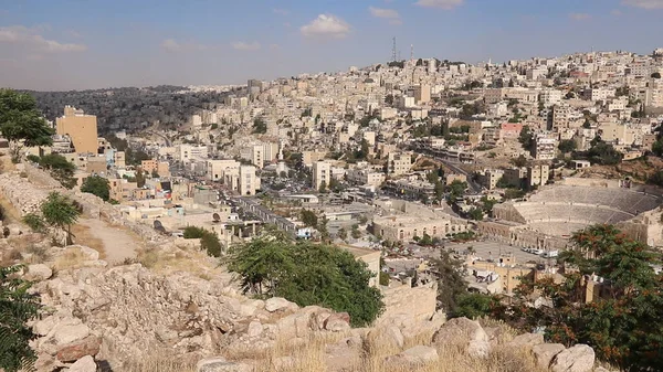 Ürdün 'ün başkenti Amman' daki Roma Amfitiyatrosu..