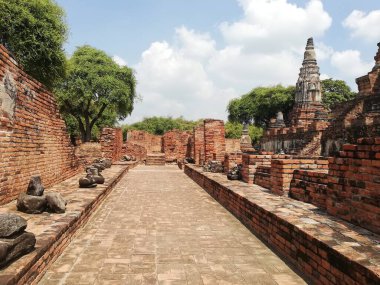 Wat Mahathat ya da Büyük Kalıntı Tapınağı, Ayutthaya, Tayland.