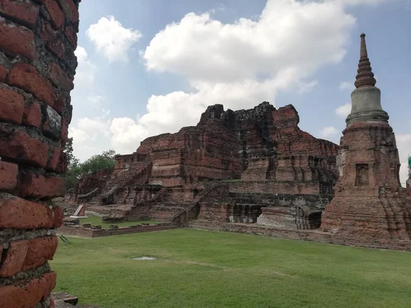 Stock image Wat Mahathat or known as the Temple of the Great Relic, Ayutthaya, Thailand.