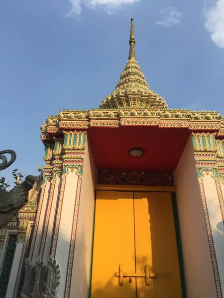 Wat Pho Templo Buda Reclinado Complexo Templos Budistas Banguecoque — Fotografia de Stock