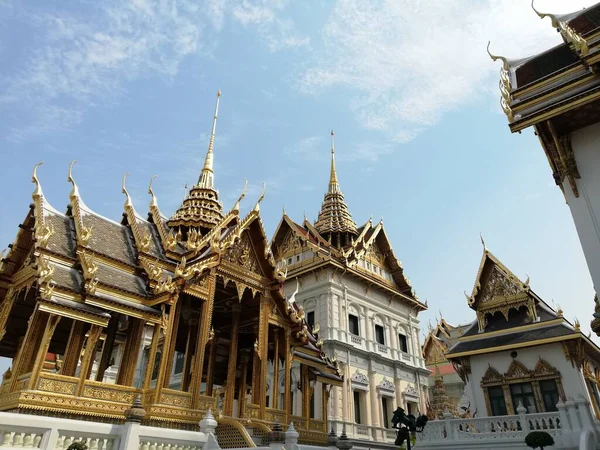 Chrám Smaragdového Budhy Bangkok Thajsko — Stock fotografie