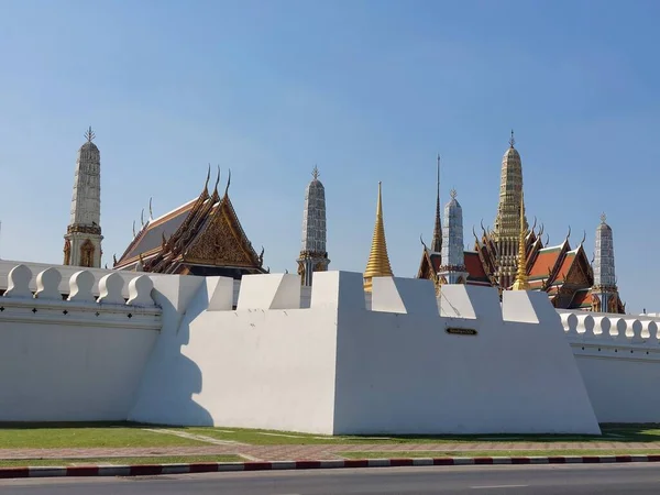 Świątynia Szmaragdowej Buddy Bangkoku Tajlandia — Zdjęcie stockowe