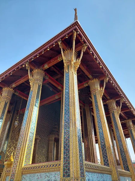 Templo Buda Esmeralda Bangkok Tailândia — Fotografia de Stock