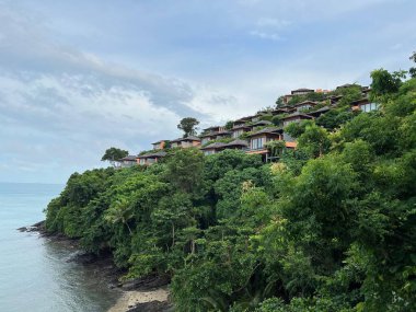 Phuket, Tayland 'daki Andaman Denizi manzarası.