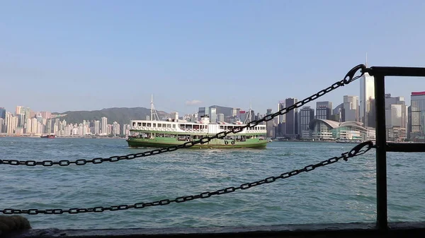 Vue Depuis Ferry Hong Kong — Photo