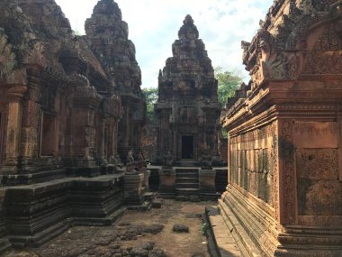 Kamboçya 'daki tarihi mekan, Banteay Srei, Lady Temple.