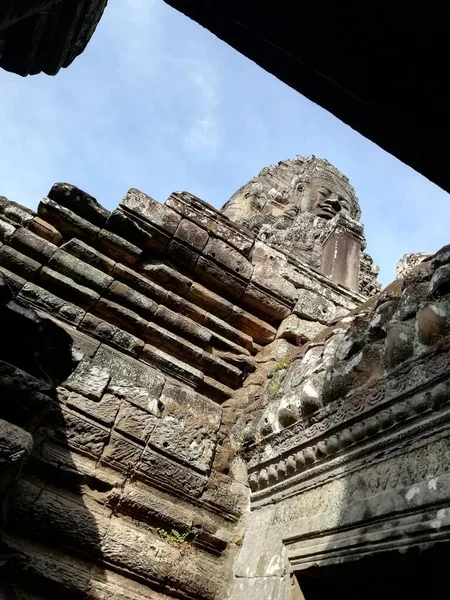 Staré Město Angkor Thom Bayon Temple Kambodža — Stock fotografie