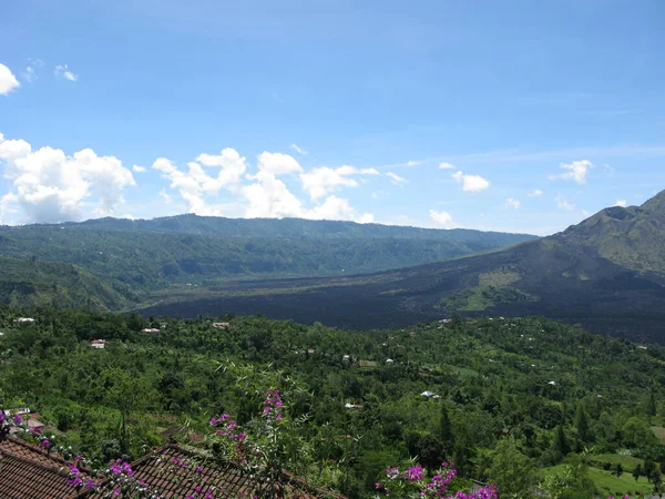 Batur Vulkan Och Sjö Mindre Sundaöarna Indonesien — Stockfoto