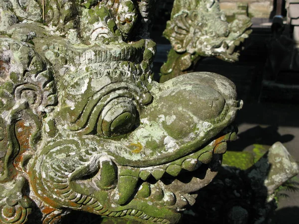 Patung Dekoratif Pura Kehen Indonesia — Stok Foto