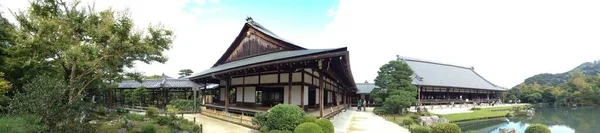 Jedna Nejznámějších Atrakcí Arashiyamě Chrám Tenryu Zenový Chrám Jednou Nejlepších — Stock fotografie