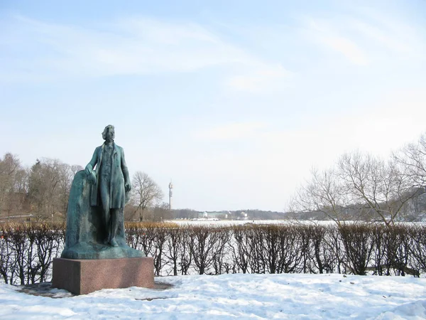 Estatua Gunnar Wennerberg Estocolmo Suecia —  Fotos de Stock