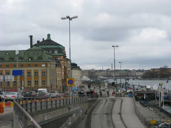 Piękne Budynki Architektura Sztokholmie Szwecja — Zdjęcie stockowe
