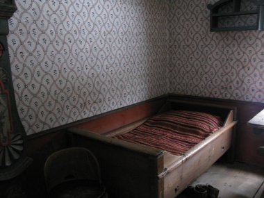 Stockholm, İsveç 'teki Skansen Müzesi' ndeki Eksharad Çiftliği..