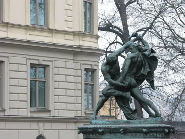 Чудові Скульптури Мистецтва Стокгольмі Швеція — стокове фото