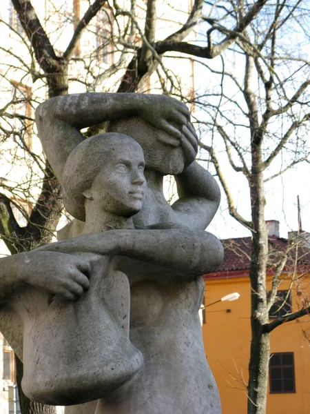 瑞典斯德哥尔摩美丽的艺术雕塑 — 图库照片