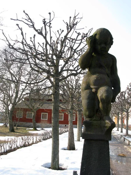 Eines Der Ältesten Freilichtmuseen Der Welt Skansen Stockholm Schweden — Stockfoto