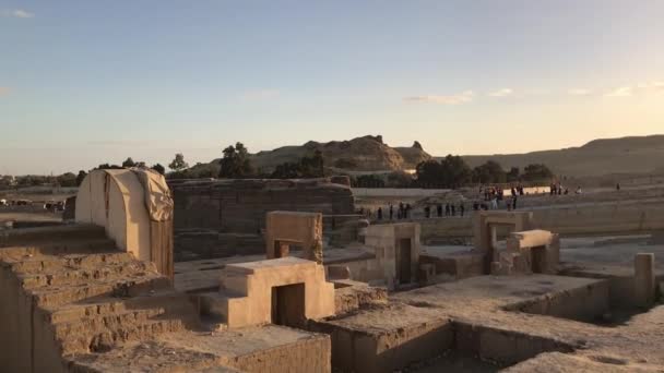 Sonnenuntergang Der Großen Sphinx Von Gizeh Ägypten — Stockvideo