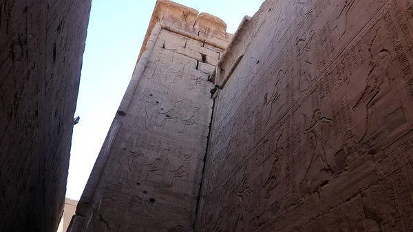 Temple Edfu Temple Horus Egypt — Stock Photo, Image