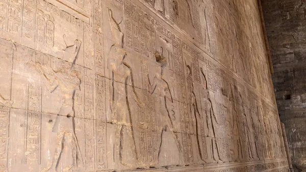 Templo Edfu Templo Horus Egipto —  Fotos de Stock