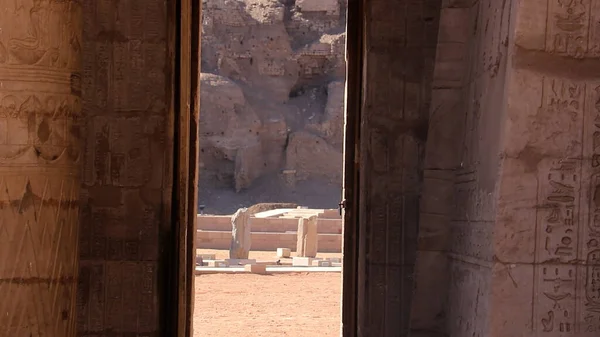 Temple Edfou Temple Horus Egypte — Photo
