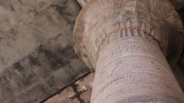 Świątynia Edfu Świątynia Horusa Egipt — Wideo stockowe