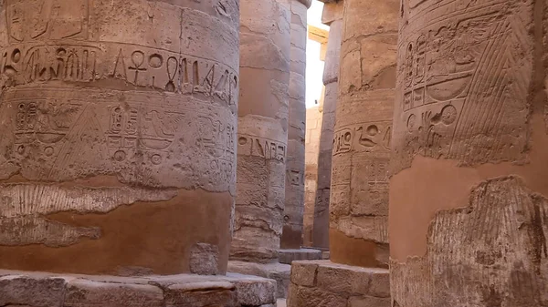Gran Salón Hipóstilo Del Templo Karnak Egipto —  Fotos de Stock