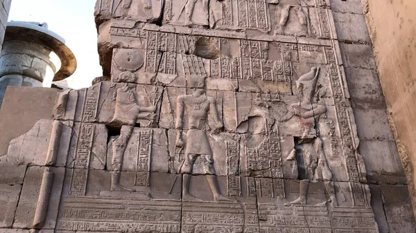 Karnak Tapınağı Mısır Daki Büyük Tapınak Kompleksi — Stok fotoğraf