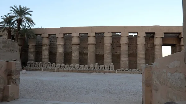 Karnakin Temppeli Egyptin Suurin Temppelikompleksi — kuvapankkivalokuva