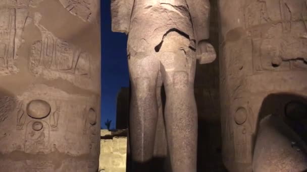 이집트 룩소르 신전에 람세스 — 비디오