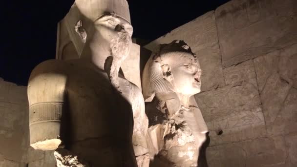 Amunova Kaple Chrámu Luxor Egypt — Stock video