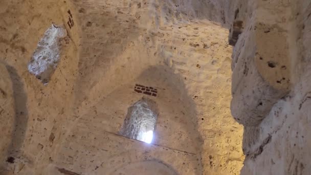 Ακρόπολη Της Qaitbay Φρούριο Της Qaitbay Στην Αλεξάνδρεια Της Αιγύπτου — Αρχείο Βίντεο