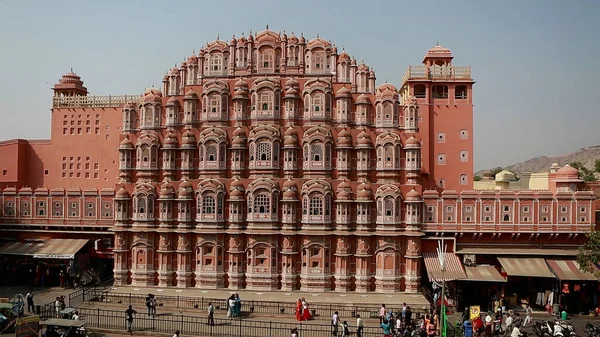 Das Hawa Mahal Befindet Sich Der Stadt Jaipur Einem Der — Stockfoto
