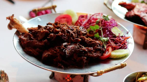 Raan Khyber Kebab Resep India — Stok Foto