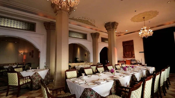 Indian Restaurant Interior Design Rang Mahal — Stock Photo, Image