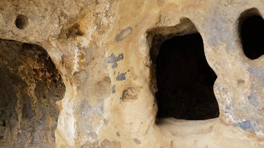 Gürcistan 'da eski bir rock kasabası, Uplistsikhe.