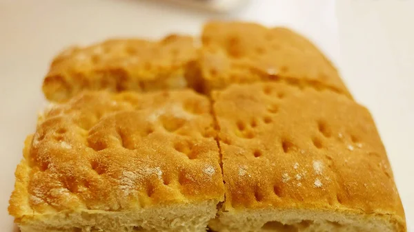 Chleb Ciabatta Dzień Dobry Nanyang Cafe Singapur — Zdjęcie stockowe