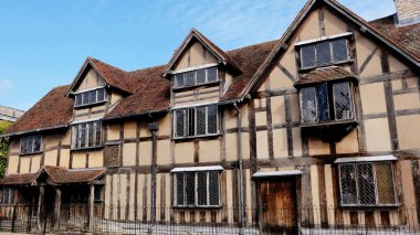 William Shakespeare 'in Doğduğu Yer Stratford-upon-Avon, İngiltere.