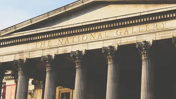 Die National Gallery London England — Stockfoto