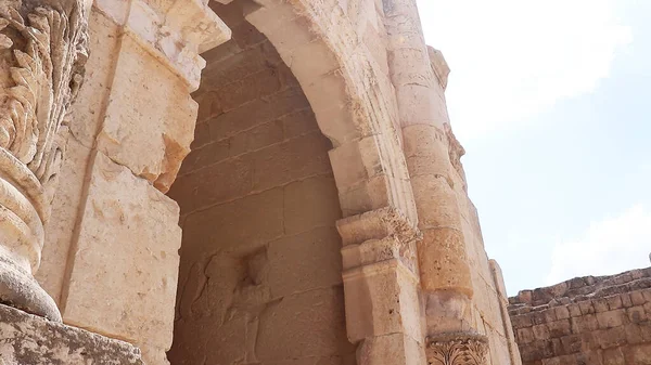 Южные Ворота Древнем Городе Джераш Иордания — стоковое фото
