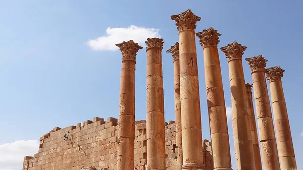 Templo Ártemis Jerash Jordânia — Fotografia de Stock