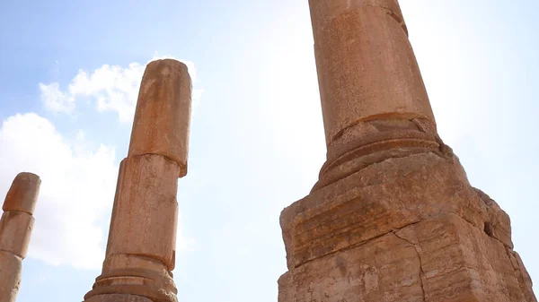 Templo Ártemis Jerash Jordânia — Fotografia de Stock