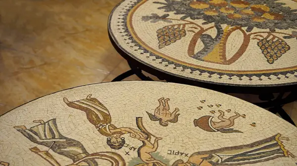Ürdün Mozaik Masası Madaba, Ürdün.