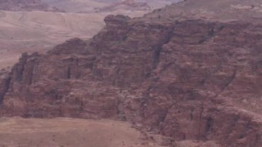 Wadi Musa 'da kaya oluşumu, Petra, Ürdün.