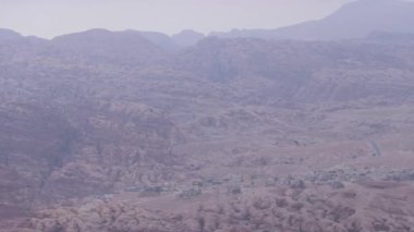 Wadi Musa 'da kaya oluşumu, Petra, Ürdün.