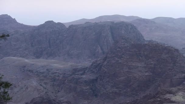 Formation Rocheuse Wadi Musa Petra Jordanie — Video