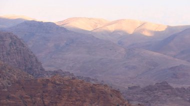 Wadi Musa 'da kaya oluşumu, Petra, Ürdün.