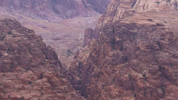 Formazione Rocciosa Wadi Musa Petra Giordania — Foto Stock